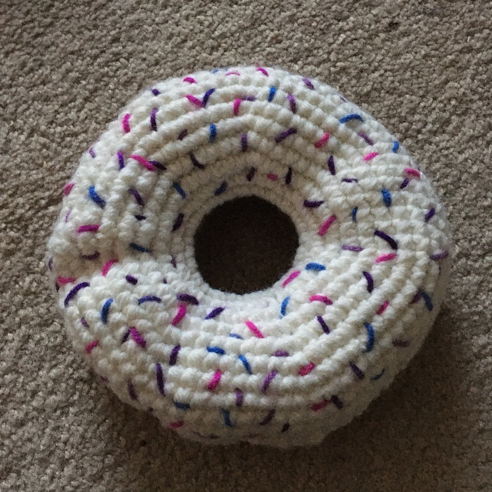 Hand-Crafted Crocheted Donuts - Picture 1 of 9